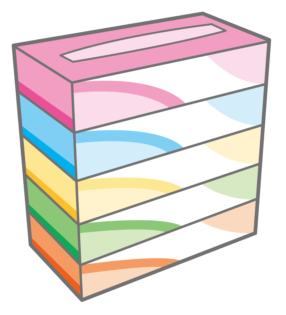 BOXティッシュ5個パック