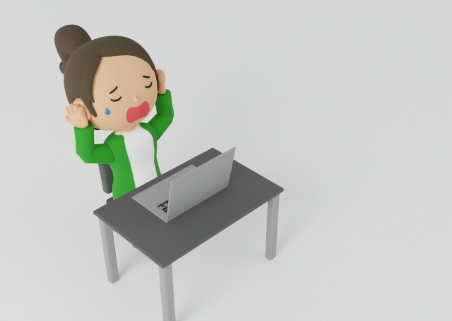 パソコン姿勢画像