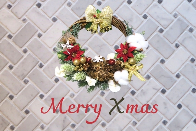 クリスマスリース画像
