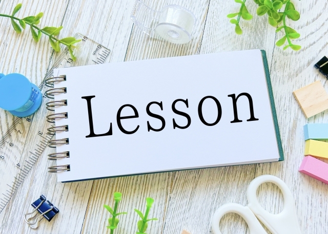 レッスンLESSON文字画像