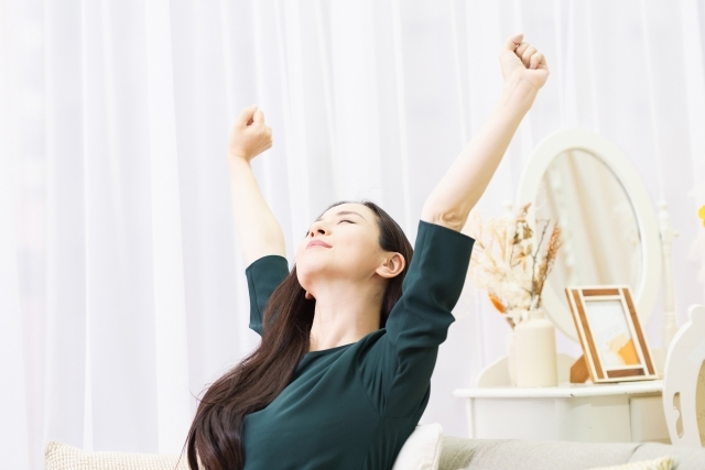 在宅女性のリフレッシュ