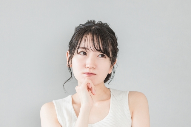 運動で考える女性